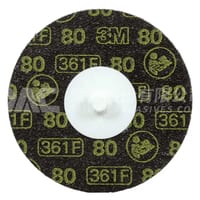 3M™ Roloc™ 快拆式研磨砂紙盤 361F, 80YF, RP300V, 3 in